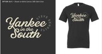 "Yankee In The South" T-Shirt (Dark Grey/White)