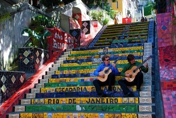 At selaron in Rio de Janeiro foto: Tomas Moss
