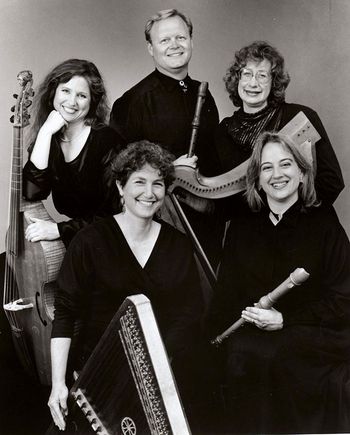 Maggie Sansone, Carolyn Surrick, Jim Brooks, Sue Richards, & Marcia Diehl (Photo by Celia Pearson)
