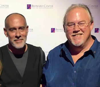 John Bartus with Marc Cohn, 2016

