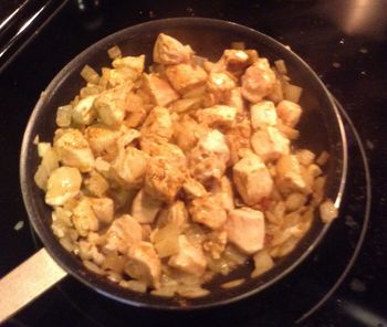 Chicken & Onions in the Pan 2
