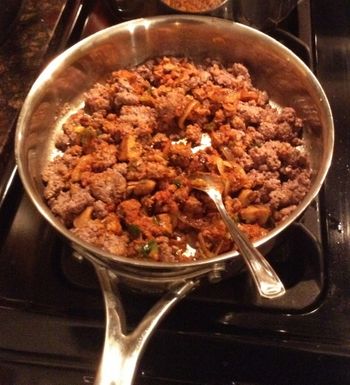 Sauteeing Ground Beef with Smoked Paprika
