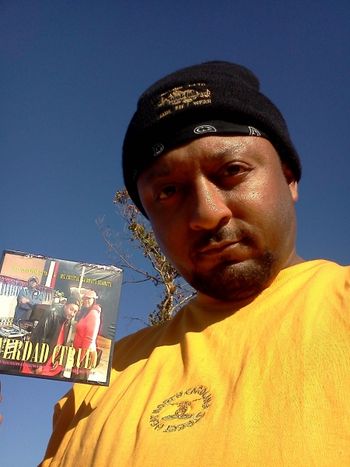 GRANDE GATO HOLDING HIS 2012 CD ALBUM "VERDAD"("TRUE")
