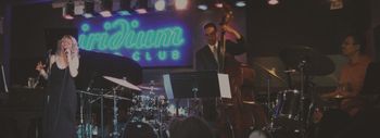 At Iridium Jazz Club w Leon Lee Dorsy and Vincent Ector
