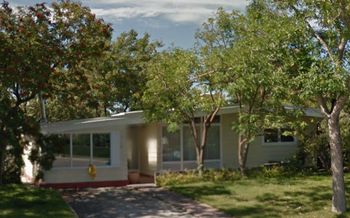 3519 Spruce Drive, Calgary (home until 1967): Greg and Bev lip-synched to the Beatles in the "rumpus" room on the left.
