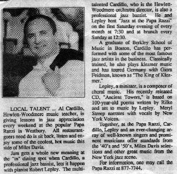 South Shore Herald Article 1996
