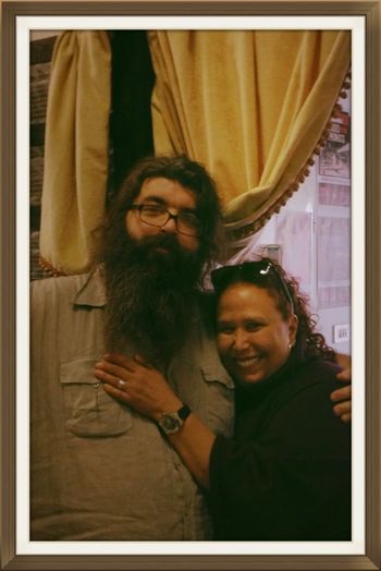 With Roberto, one of the owners of Circolo dei Malfattori in Poggio Berne the morning after the show, 1/25/13.
