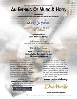George Lynch - Dean Markley flyer for a Make-A-Wish benefit hosted by Darren and Kristina's Firesign Entertainment 2006
