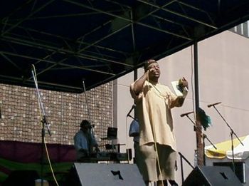 GRANDE GATO onstage at 2008 HISPANIC FESTIVAL performance WS,NC

