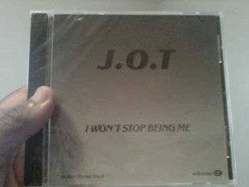1ST J.O.T. CD ALBUM released in 2000 by SOUL-FULL PRODUCTIONS on J.O.T. RECORDS titled I WONT STOP BEING ME.
