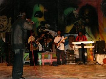 Bunny Brown Backed by Indika band with Ras Ric Sitting in on Guitar
