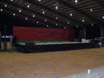 Our 16ft x 40 ft stage w/out roof
