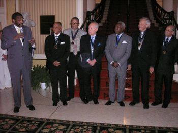 Bill Strickland honoring Pittsburgh Jazz Legends, Cecil Brooks, Nelson Harrison, Joe Negri, Roger Humphries & Chuck Austin
