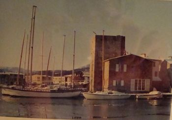 Port-Grimaud 40 years ago. It's at the bottom of Gulf of St.Tropez.
