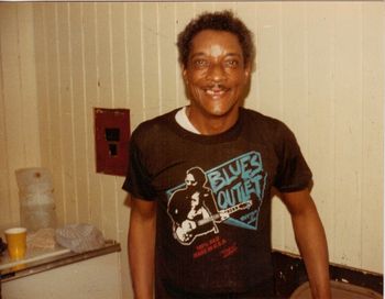 Besides being the world's greatest blues guitarist, Uncle Hubert Sumlin is also a dedicated follower of fashion. See?
