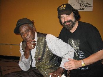 Honeyboy Edwards, 93  years old, was Robert Johnson's running partner and played and recorded with every notable blues legend you could ever name ranging from Big Walter Horton and Tommy Johnson to Pe
