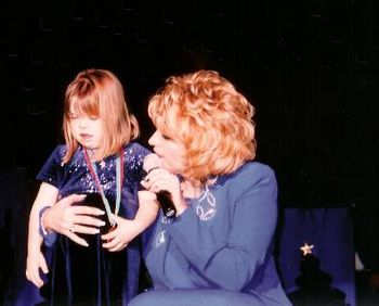 My friend Alicia with me at Christmas '02 concert
