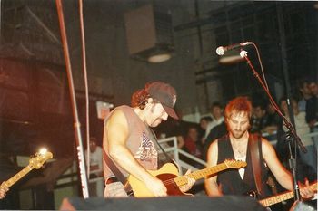 Bruce Springsteen and Bill Toms at the Electric Factory (Philadelphia, PA) 1995

