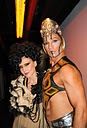 Jerico DeAngelo with Susanne Bartsch backstage at his New York City Performance
