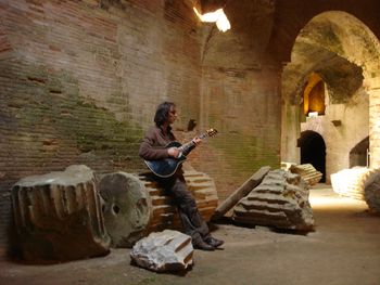 under the anfiteatro in Pozzuoli
