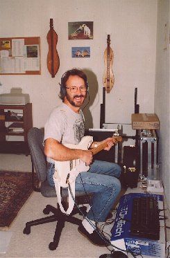 My fave picture of Barry in our home studio
