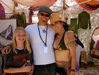 Topanga Earth Day Festival 2009 with my son Christopher & Angela

