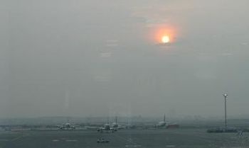 Sunrise at JFK airport, Saturday July 22, 2006
