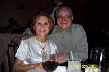 My beautiful, talented step-mom Mary, and my handsome Daddy (80 years young!!), Nick
