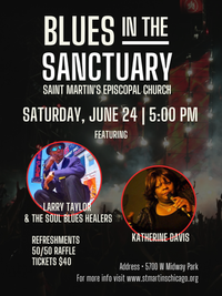 Blues in the Sanctuary with Larry Taylor, Katherine Davis