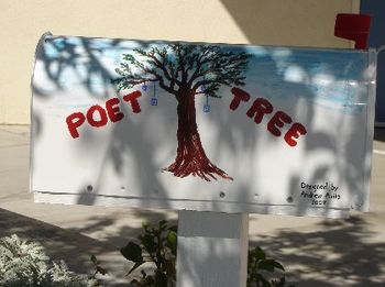 Poet Tree Mailbox by Andrew Avila
