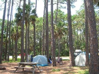 Camp on the beach in SC
