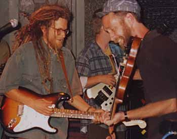 Ras Alan and Michael Ogren jam reggabilly, Boone, NC
