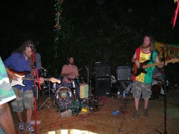 Ras Alan, Skye, Dennis, rockin at CHNY2K7 in Green Island, Jamaica
