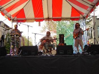 Ras Nethali and Dennis Berndt join Ras Alan at the 2006 Bele Chere Festival in Asheville, NC.
