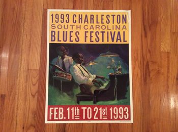 1993 CHS Blues Fest poster (on eBay)
