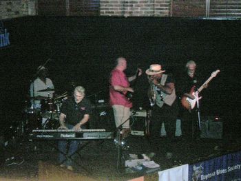 Paul with Bluesman J.W. Gilmore @ Bank And Blues Club, Daytona Beach
