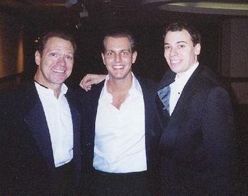 Raymond with Actor/Comedian Joe Piscopo and Joe Piscopo Jr.
