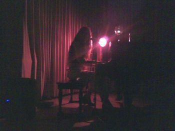 Black Market Yoga, Hollywood, on the grand piano once played by Charlie Chaplin
