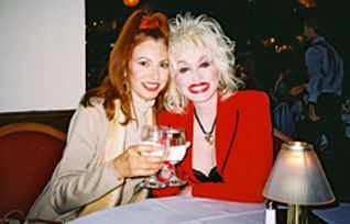 Bethany Owen and Dolly Parton share some girl talk over dinner after a long day in the recording studio.
