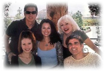 Bethany and the cast from a California Katrina fundraiser relief show, Ricky Zen, Bobbie Winslow, Sandy Anderson and Steve Ostrow
