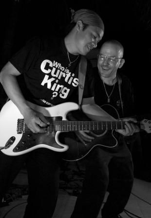 King and Duc Rockin Out at Louisianne Brewhouse in Nhatrang (Photo courtesy of Zeno Images)
