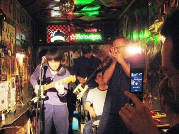Jammin out at the Checkerboard, Tokyo!

