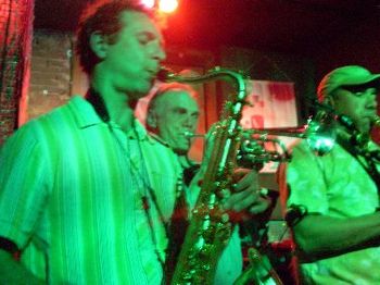 Rob Peterka-Bari/Tenor Sax, Bob Newnam-Trumpet/Flugal, Gareth Martins-Saprano/Flute. These guys add that authentic section sound to the mix :)