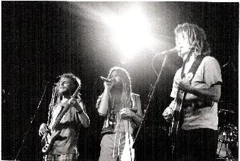 The 8750 Reggae Band circa '96, live at The Catalyst in Santa Cruz, CA. Andrew Furnee on Bass, Rasta Stevie Smith on vocals, and Walter-guitar/vocals. This incarnation was the last of the long running
