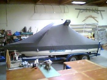 Full Tow/Stow Cover with Aqualon and fitted Wakeboard Rack "Ears"
