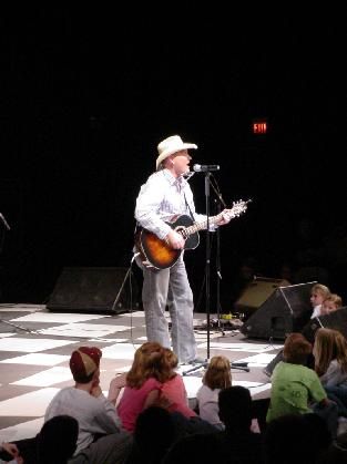 Jimmy jams with the kids at the St. Jude's Show in Kearney, NE.
