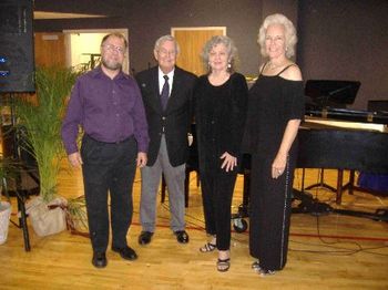 with "Mood Swing"  2005, Galveston Island, Texas. Steve Montgomery, bass; Marvin Johnson, drums; Dorothy Karilanovic, piano: Charity dinner dance.
