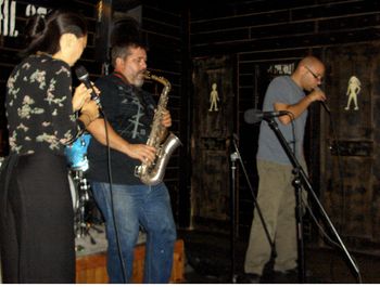 with Jen Shyu and Oscar Noriega at Local 269 in Manhattan, 8/30/10
