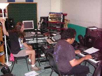 Greg and Larry, Sunnyland Studio...producing

