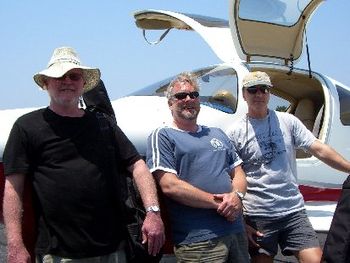 John flew us down to Ocracoke for the 2008 OcraFolk Festival. Great flight and a terrific event!
